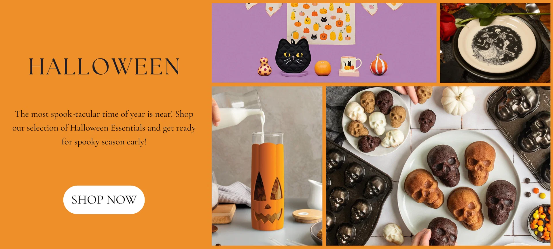 Halloween kitchenware and baking essentials