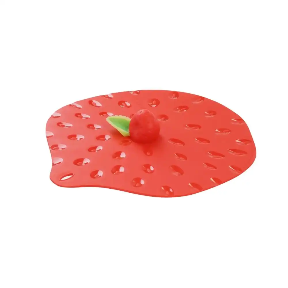 Alternative view of Charles Viancin Strawberry Silicone Lid | 9"