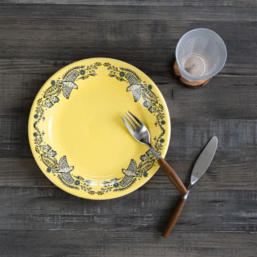 Alternative view of Fiesta® 10.5" Classic Rim Dinner Plate | Nordic Woodland (Sunflower)