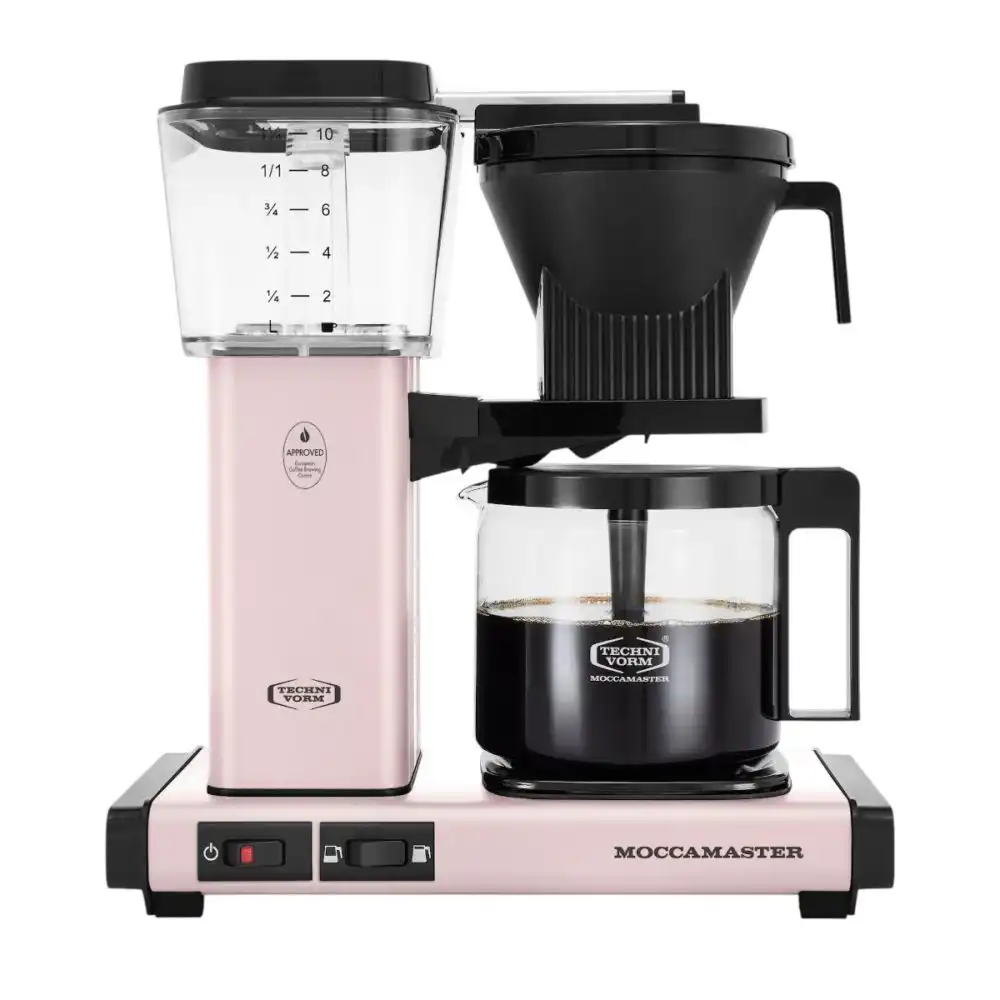 Moccamaster KBGV Automatic Drip Stop Coffee Maker (40 oz Glass Carafe) | Cherry Blossom