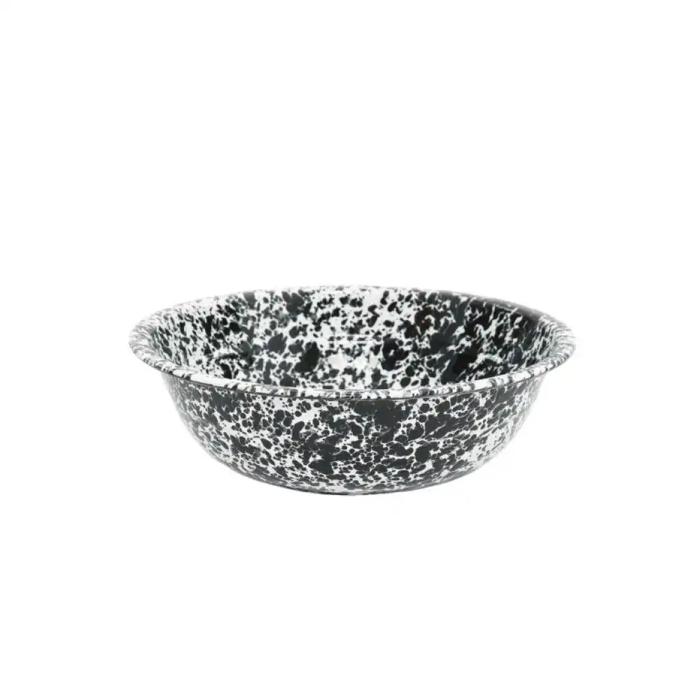 Crow Canyon 4Qt. Small Basin | Black Splatter
