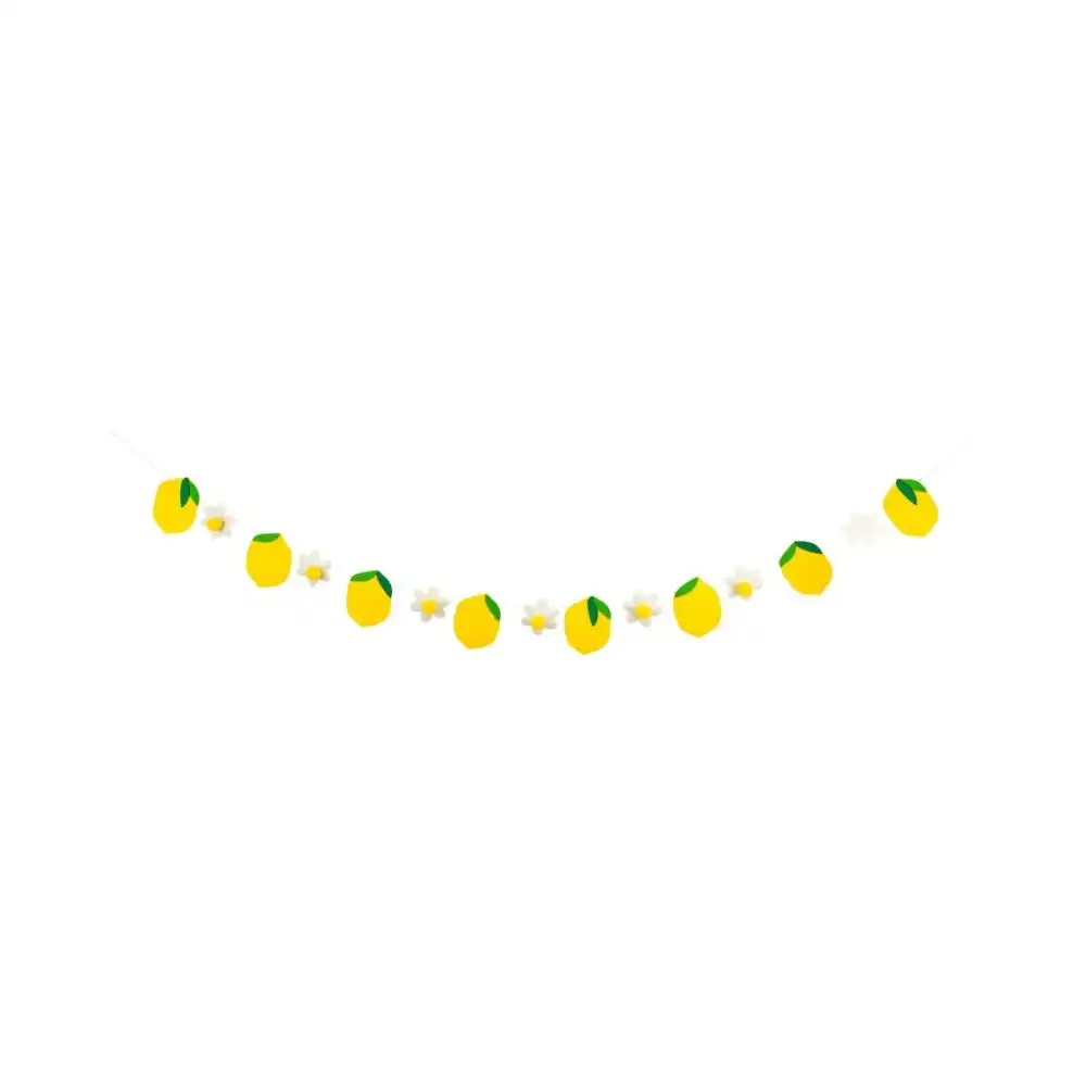 My Mind's Eye Felt Lemon Banner
