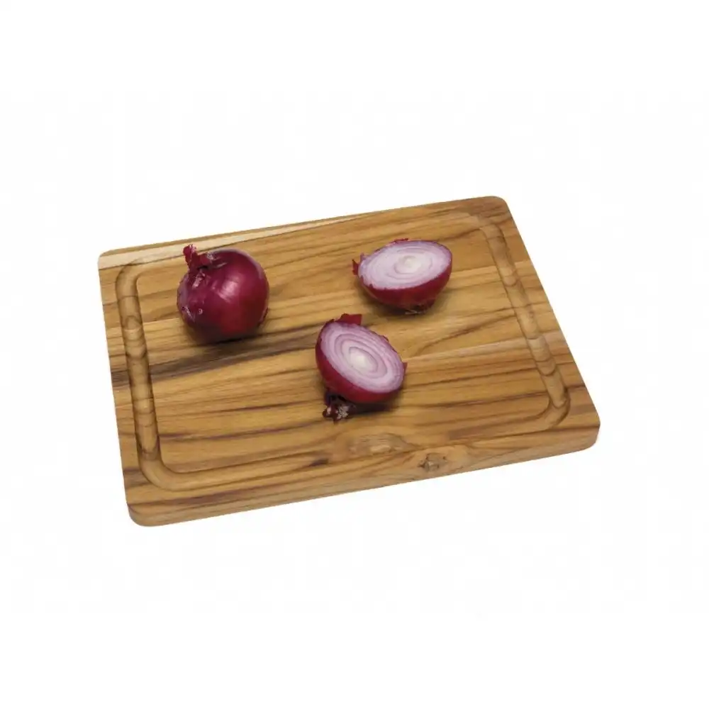 Alternative view of Lipper International Teak Edge Grain Cutting Board | Small