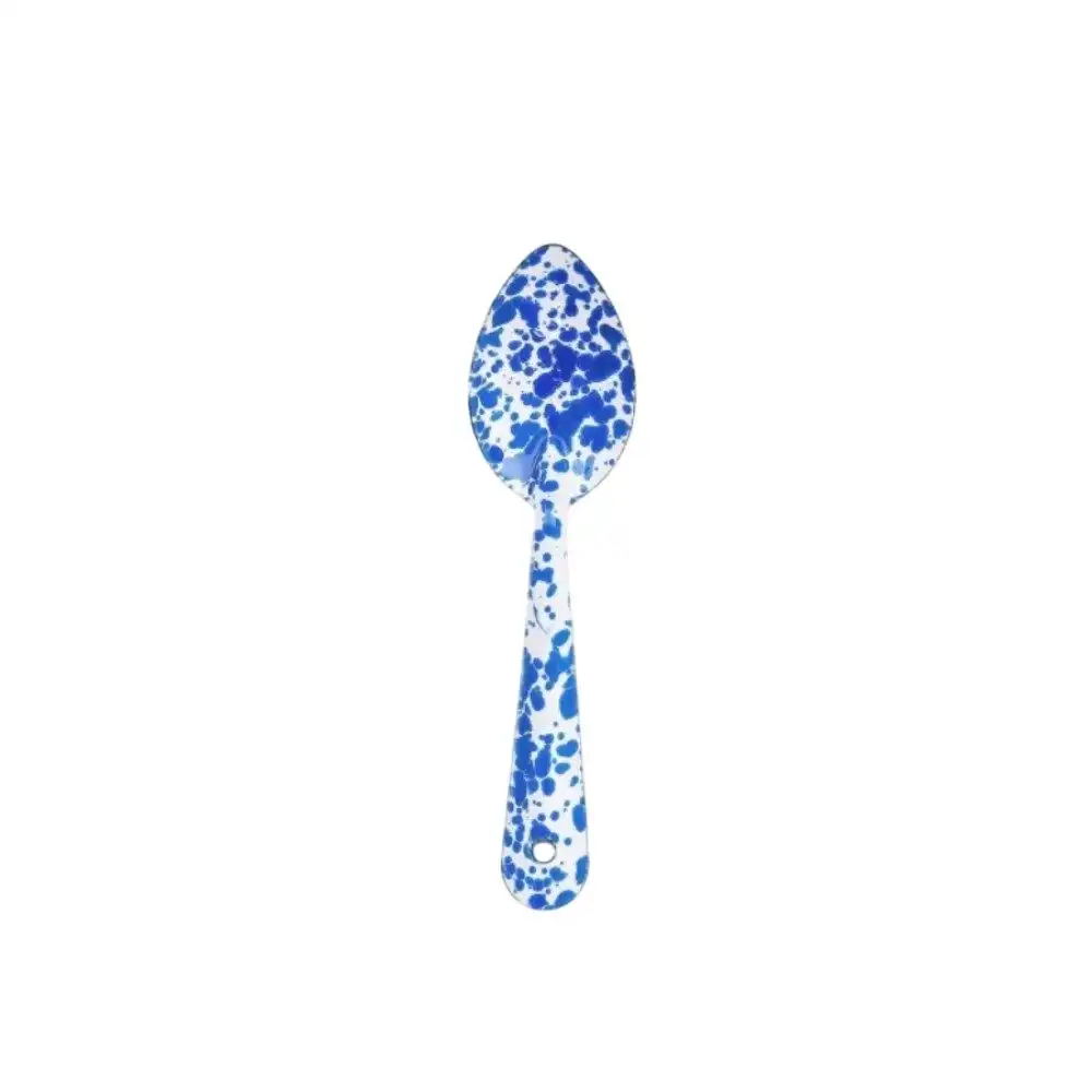 Crow Canyon 8" Medium Spoon | Blue Splatter