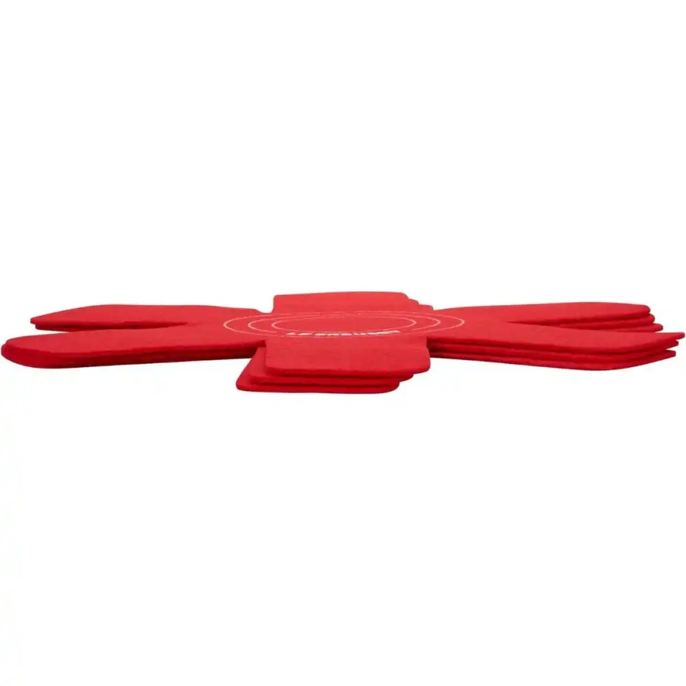 Alternative view of Le Creuset Felt Pan Protectors (Set of 3) | Cerise