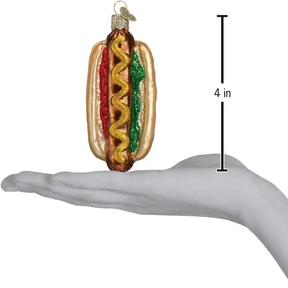 Alternative view of Old World Christmas Ornament | Hot Dog