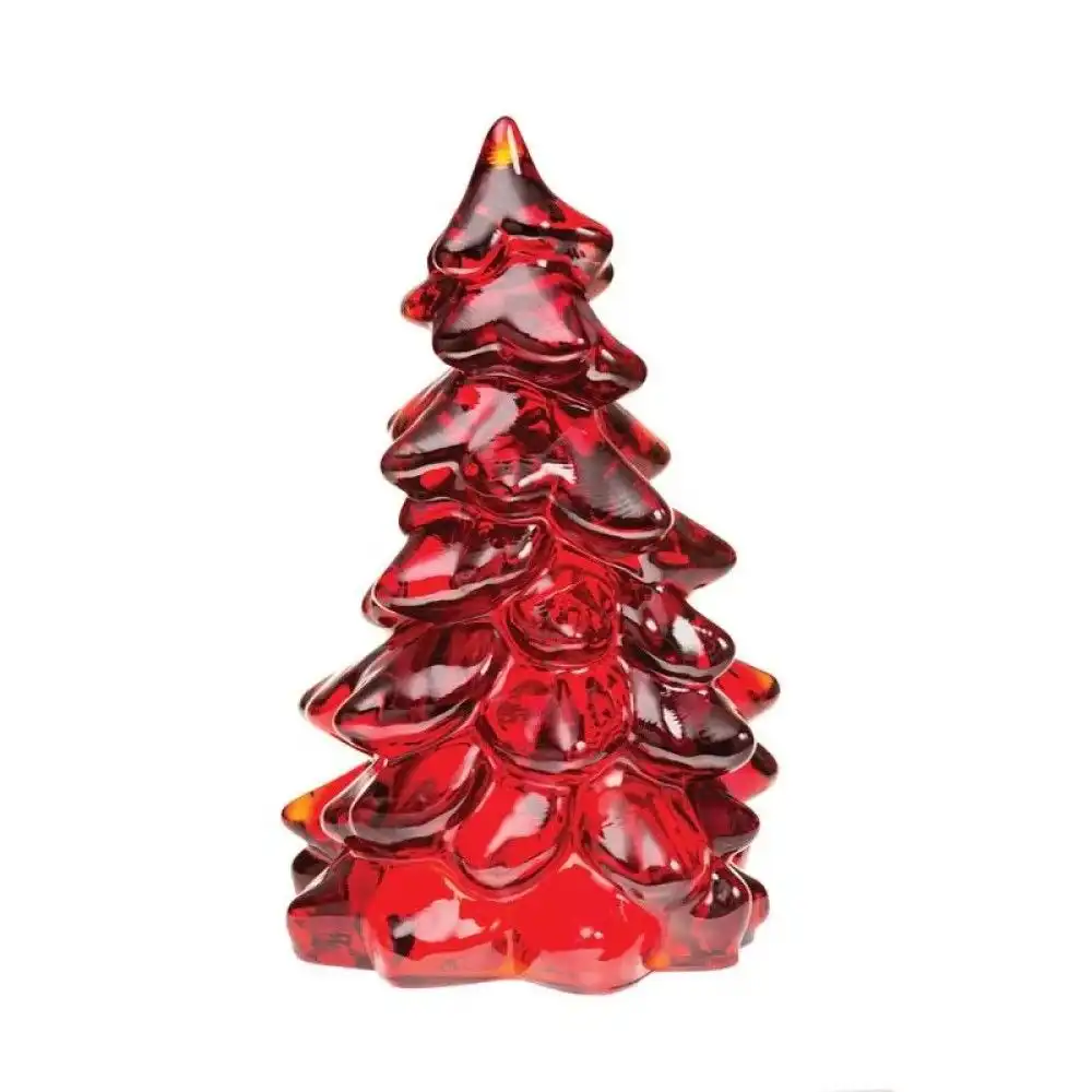 Mosser Glass Holiday Collection 8" Tree Figurine | Red