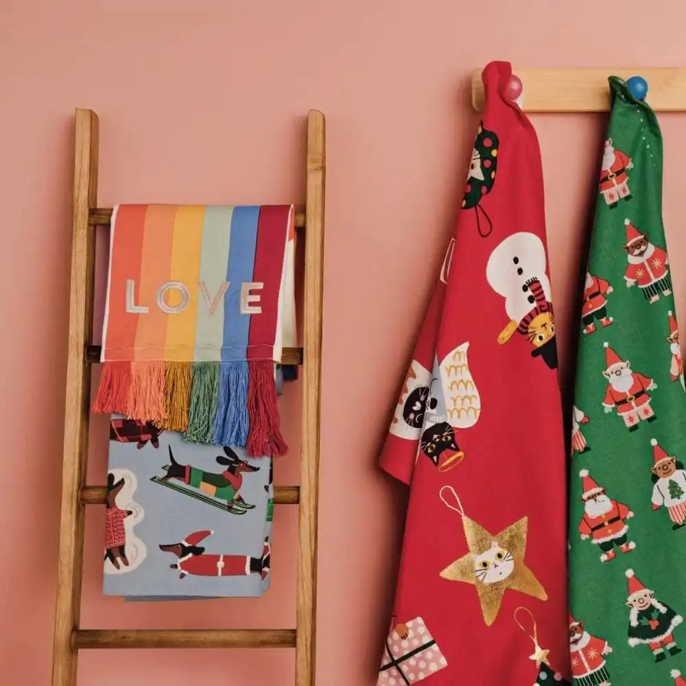 Alternative view of Danica Jubilee Printed Dishtowel | Dashing Dachshunds
