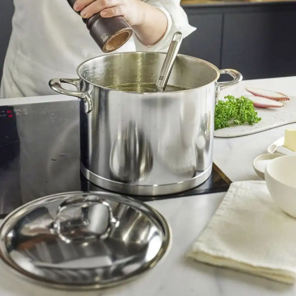 Alternative view of Demeyere Atlantis Stock Pot w/ Lid - Induction 8.5 Qt.