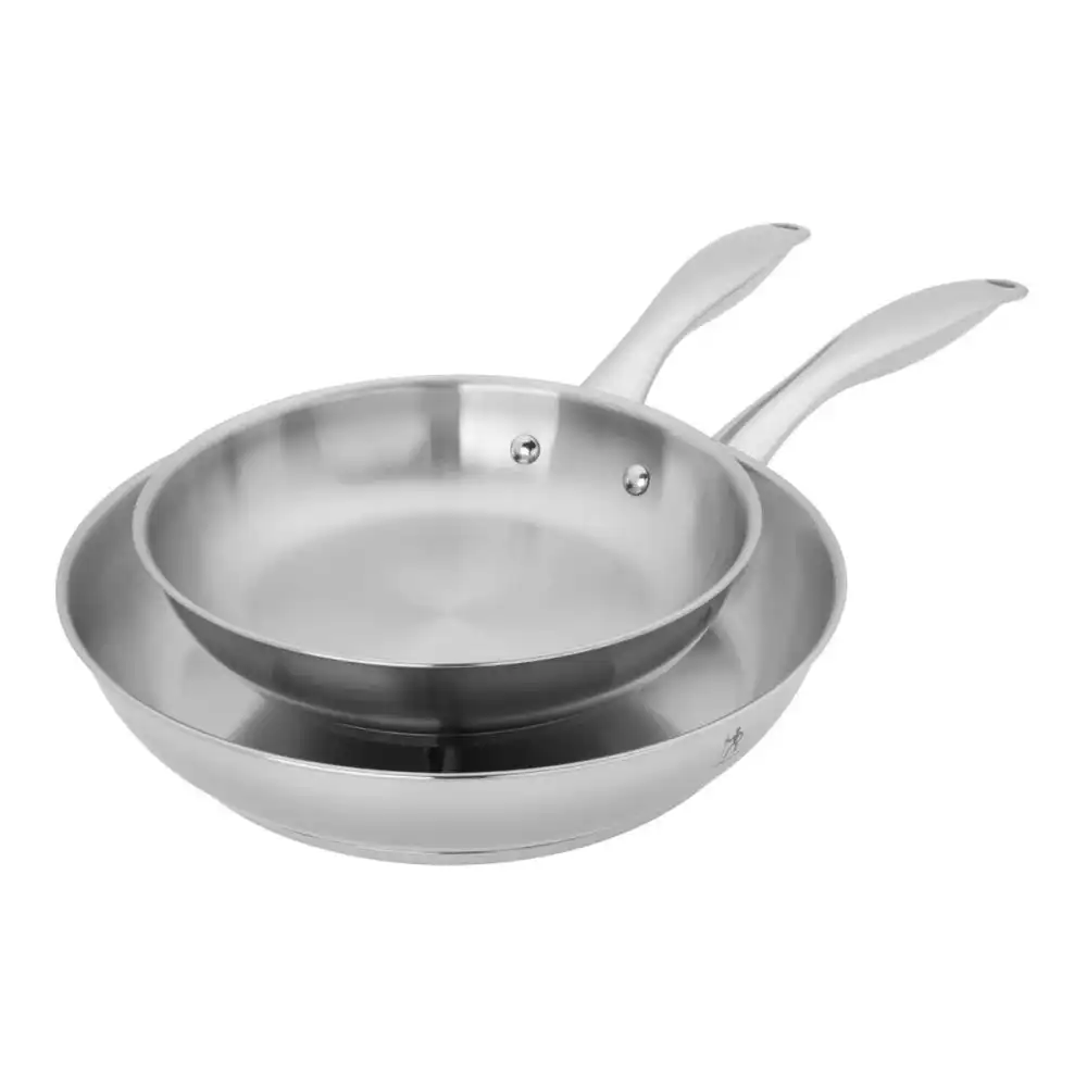 Henckels Aragon 2-Piece Stainless Steel Fry Pan Set