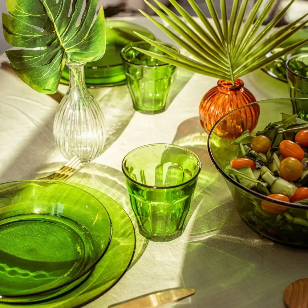 Alternative view of Duralex Le Gigogne Green 1.5 qt Stacking Bowl - Set of 6