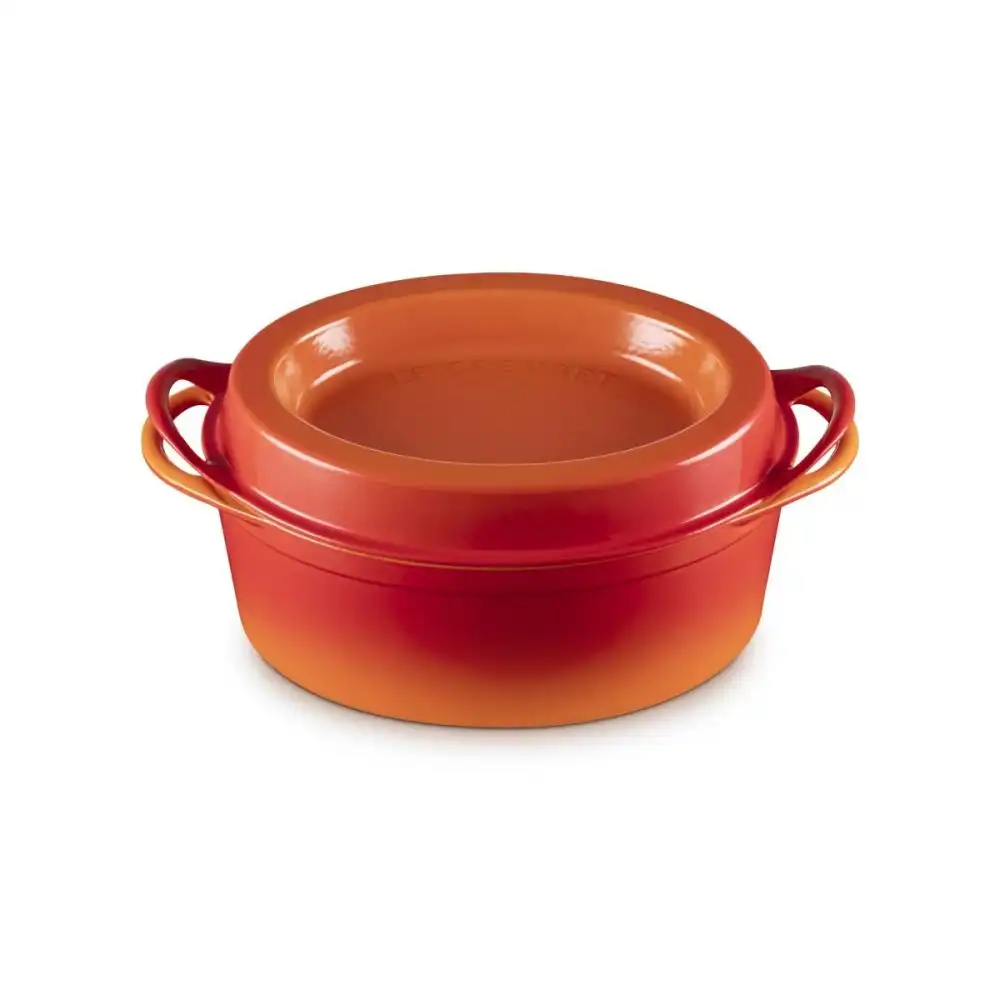 Le Creuset 7.25 Qt. Traditional Oval Doufeu | Flame