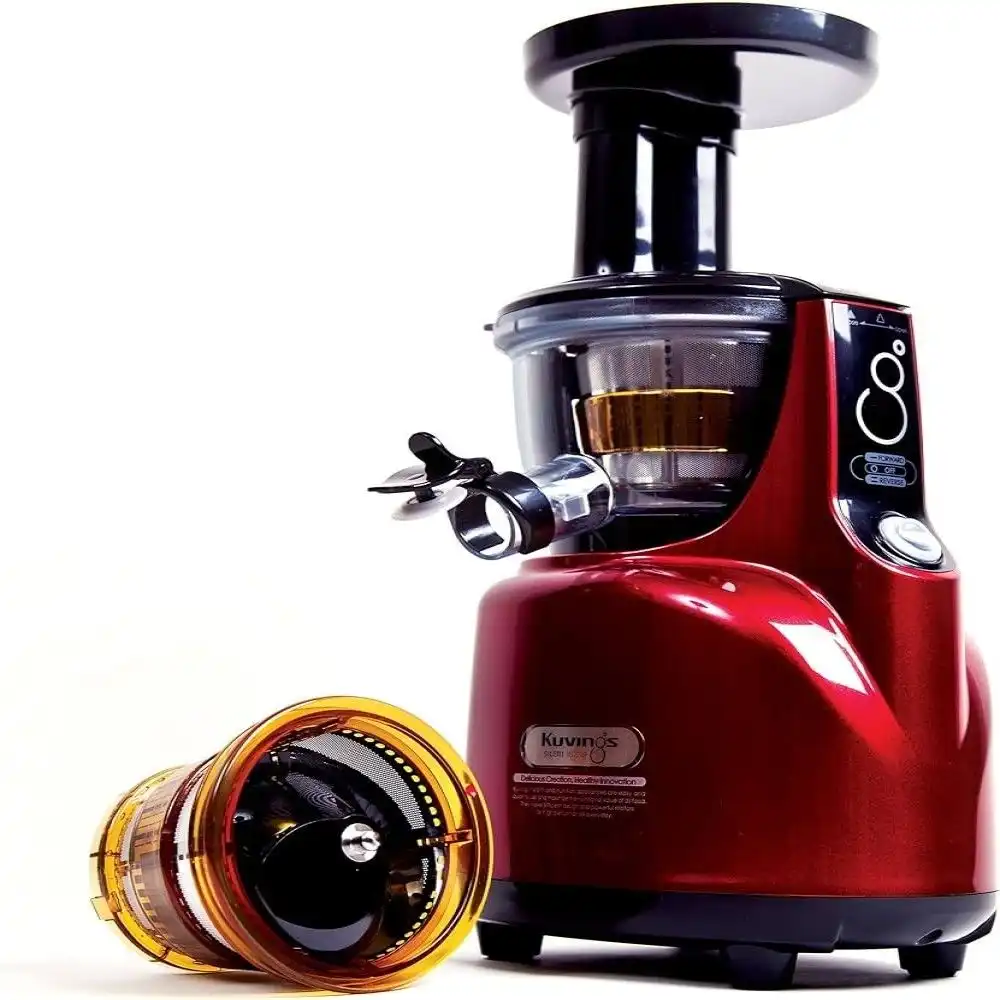 Alternative view of Kuvings Silent Juicer w/ Smart Cap - Burgundy Pearl