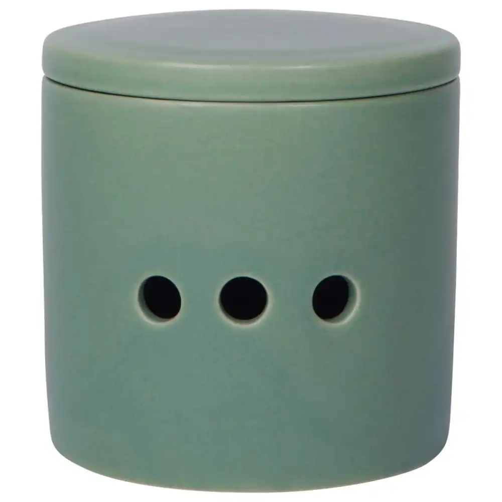 Now Designs by Danica Garlic Keeper | Matte Elm Green