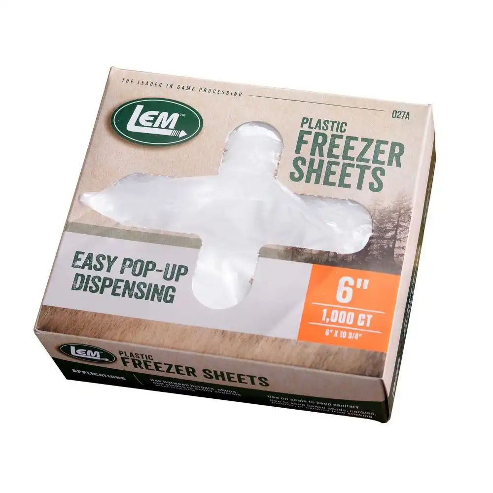 LEM Freezer Sheets | Pack of 1000