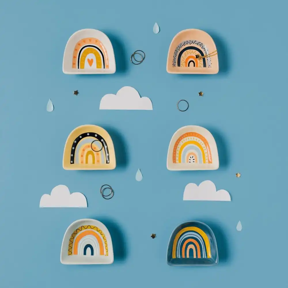 Alternative view of Danica Jubilee Rainbow Pinch Bowl | Set of 6