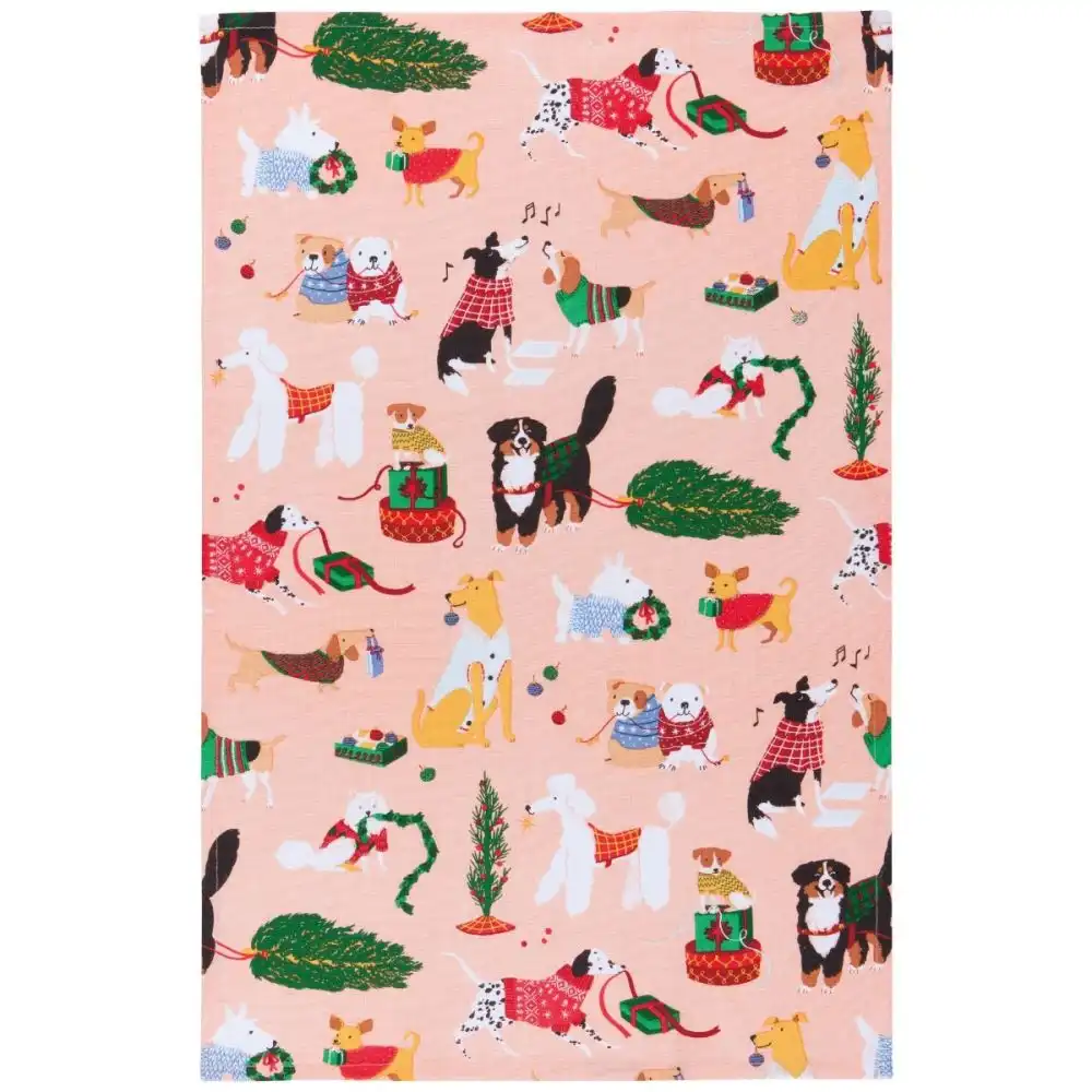 Alternative view of Danica Jubilee Printed Dishtowels (Set of 2) | Holiday Hounds