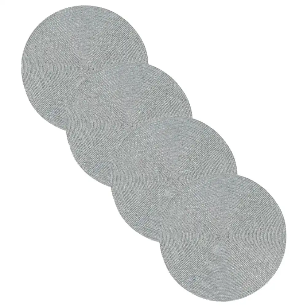 Now Designs by Danica 15" Disko Placemats (Set of 4) | Cobblestone