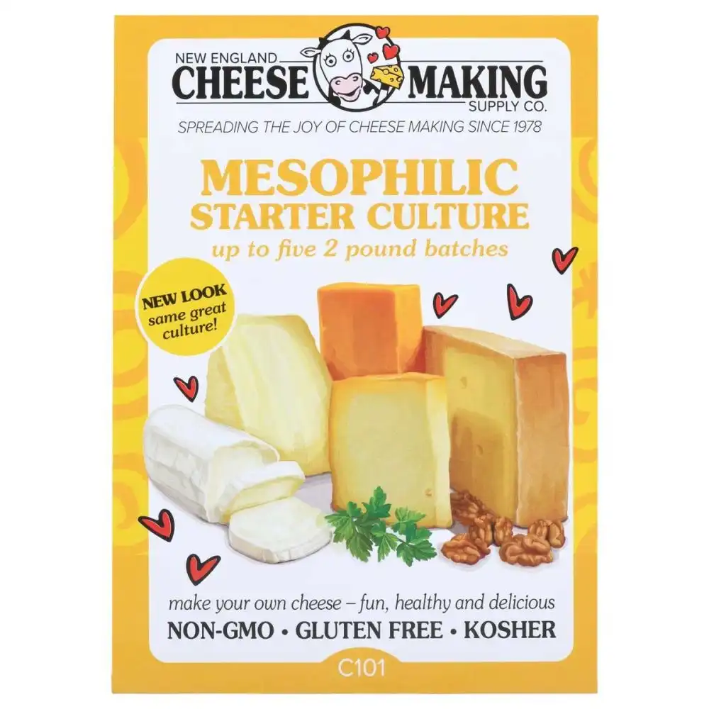 New England CheeseMaking Supply Co. Mesophilic Cultures | 5 Pack