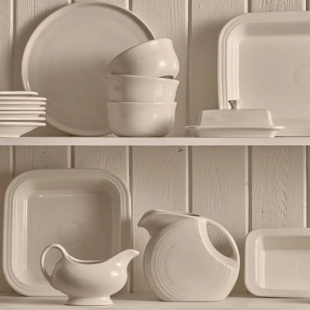 Alternative view of Fiesta® 18.5oz Gravy Sauceboat | Linen