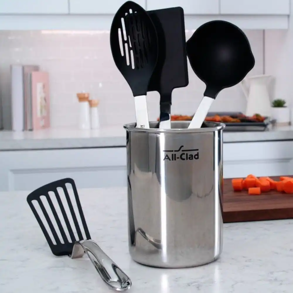 Alternative view of All-Clad Nonstick Utensil Set with Canister | 5-Piece