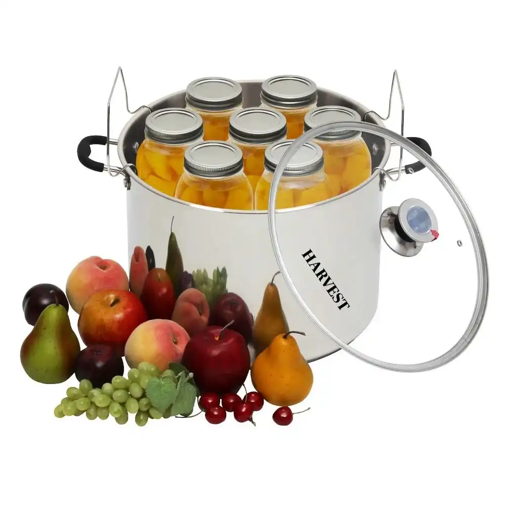 Harvest Stainless Steel Multi-Use Canner with Glass Lid