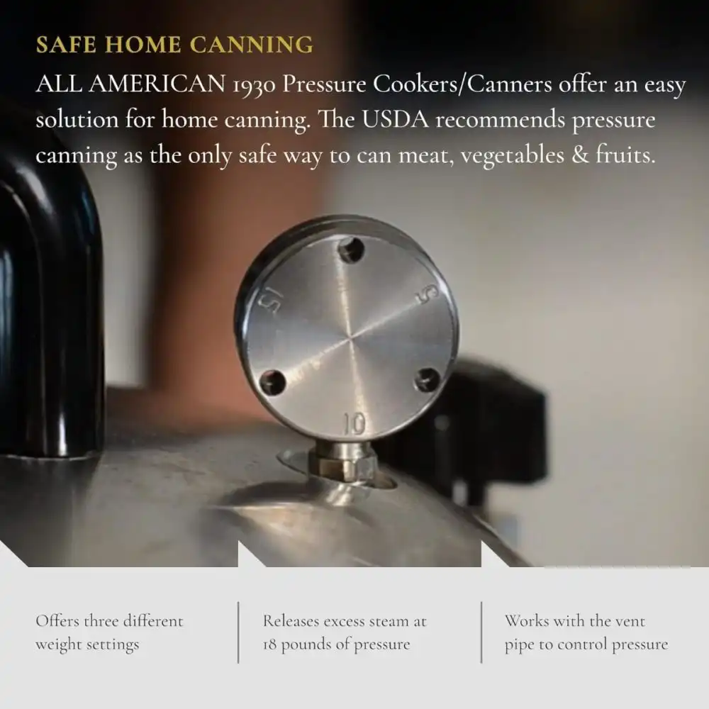 Alternative view of All American 1930 Pressure Canner Regulator Weight