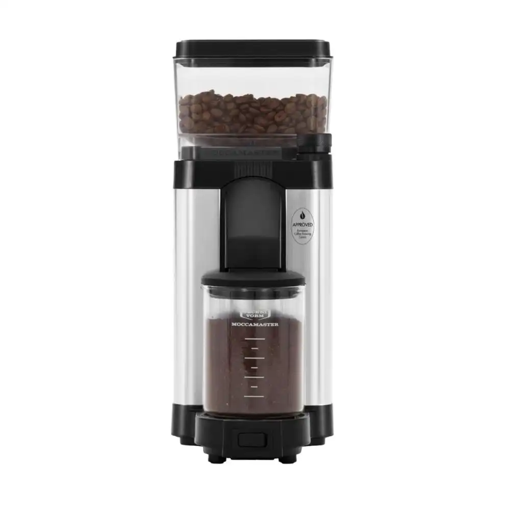Moccamaster KM5 Burr Grinder | Polished Silver