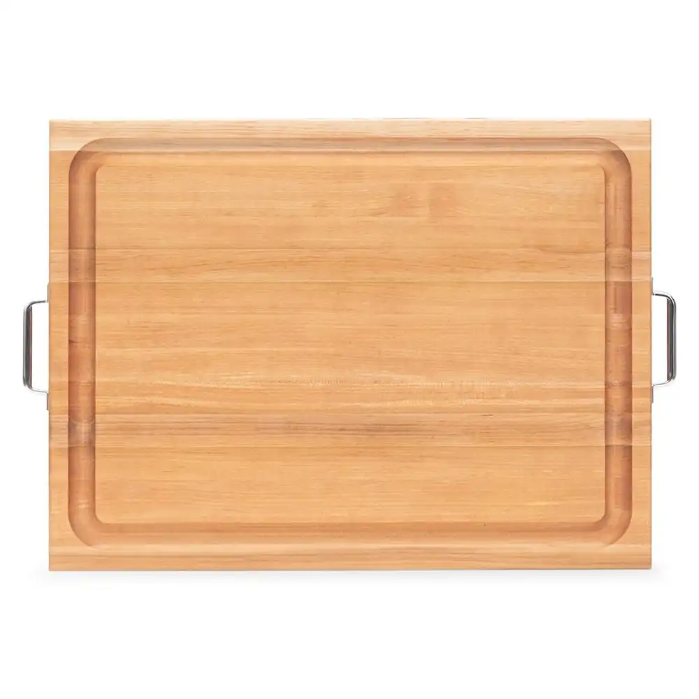Alternative view of John Boos Handle Series 24" x 18" x 2.25" Cutting Board | Northern Hard Rock Maple