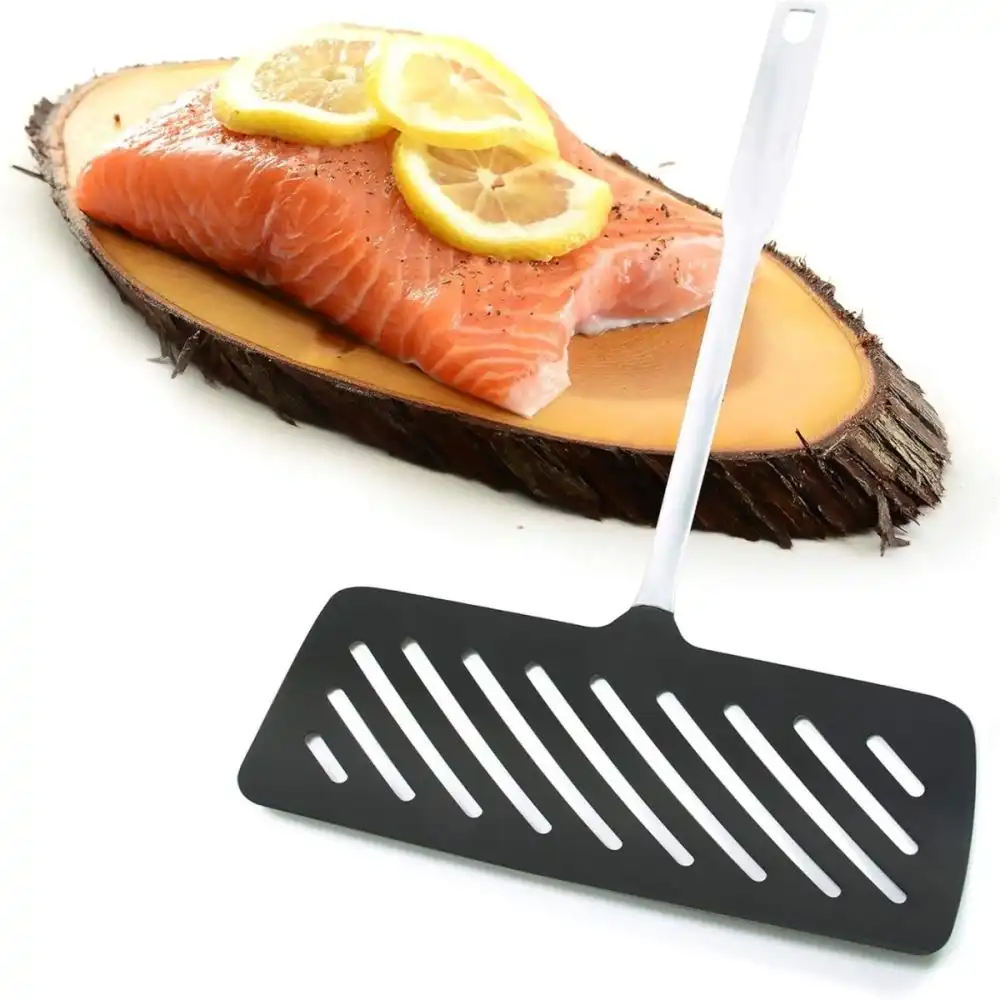 Alternative view of Norpro 14" Fish Turner - Black Nonstick