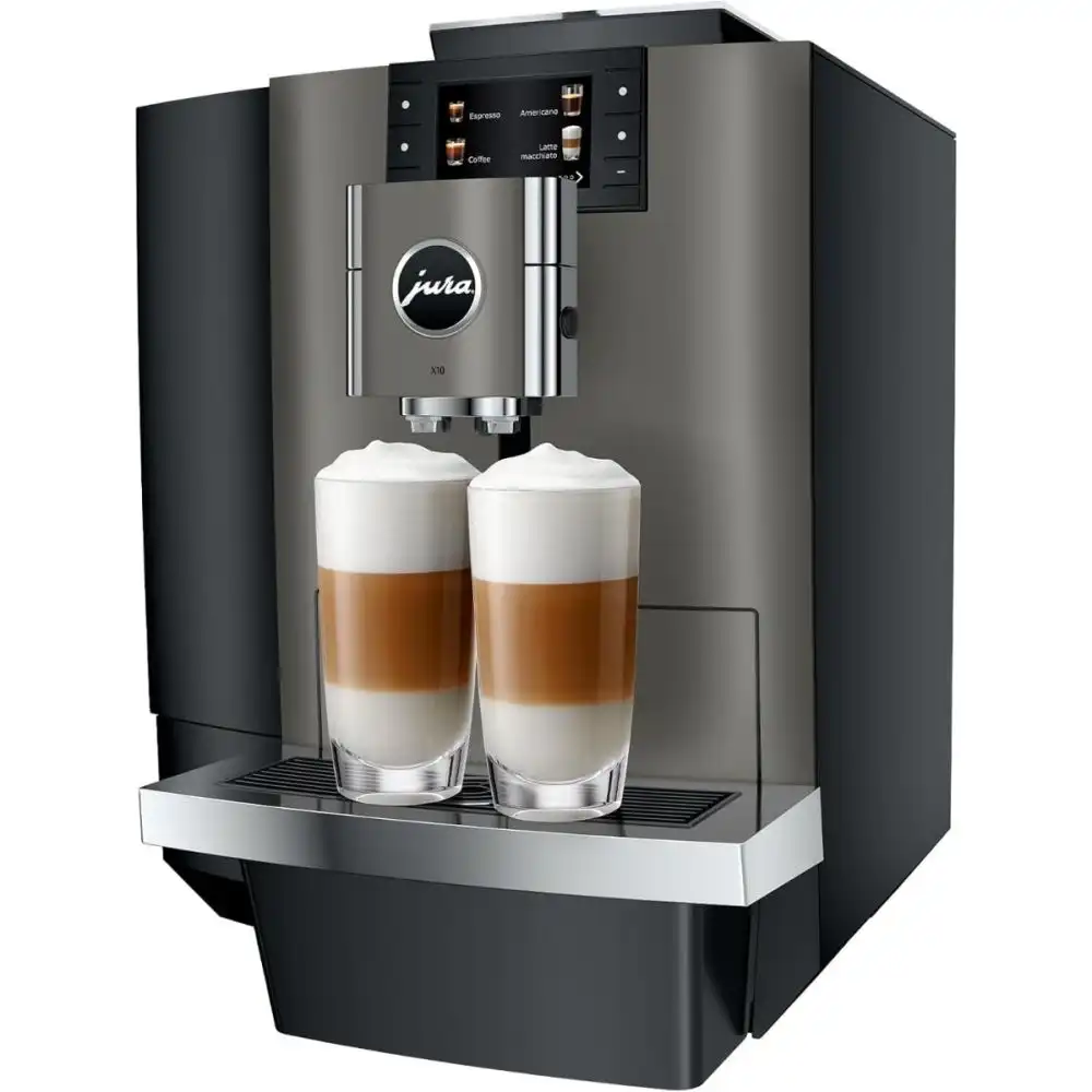 Alternative view of Jura X10 Automatic Coffee Machine | Dark Inox