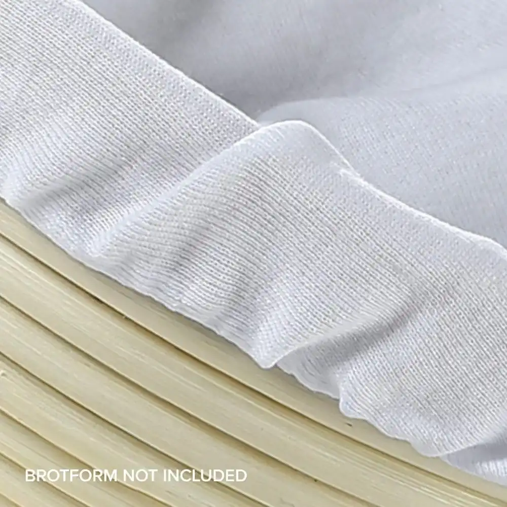 Alternative view of Frieling Round Brotform Proofing Basket Cotton Liner - Fits 8" #3001