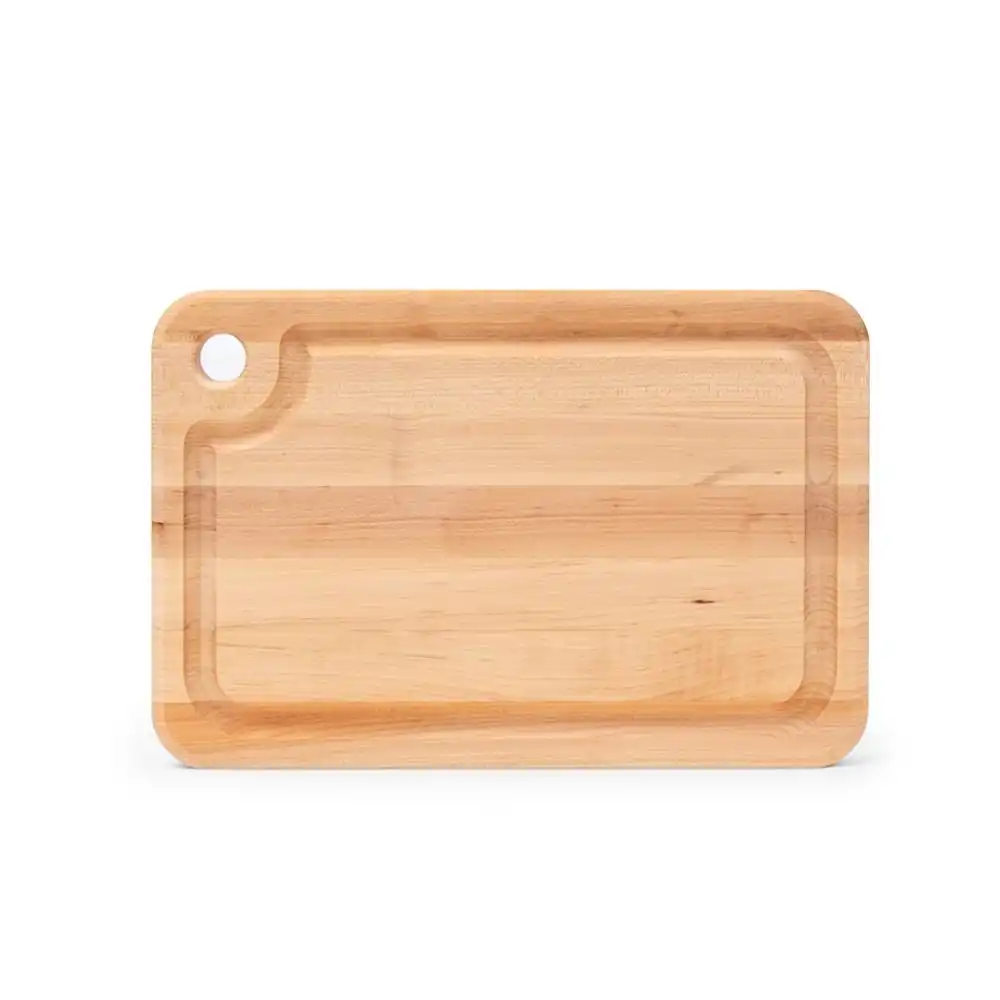 Alternative view of John Boos Prestige Series 18" x 12" x 1.25" Cutting Board with Juice Groove and Finger Hole | Northern Hard Rock Maple