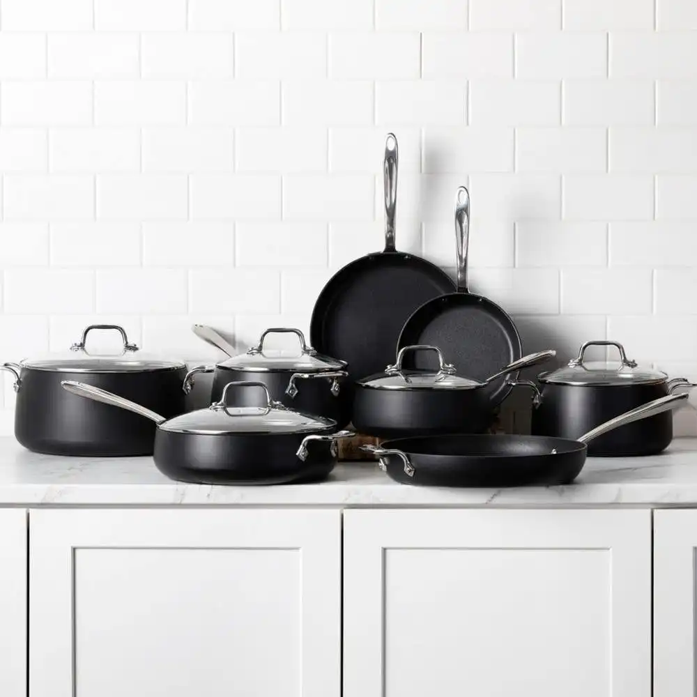 Alternative view of All-Clad HA1 Expert Hard Anodized Nonstick Cookware Set | 5-Piece