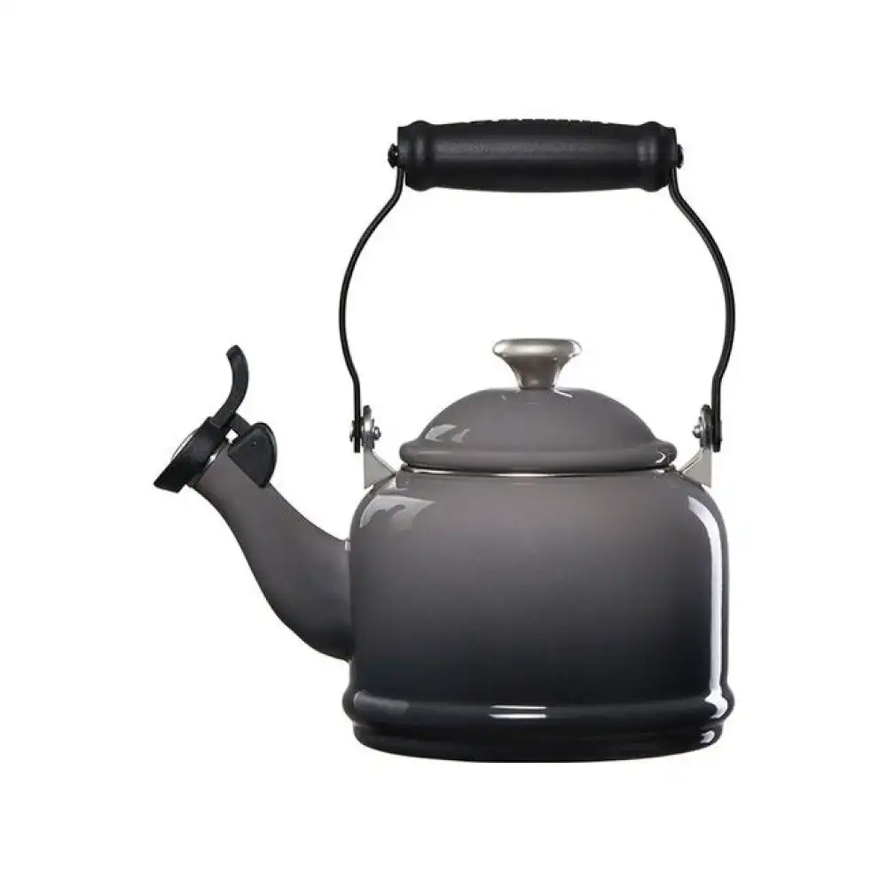 Alternative view of Le Creuset 1.25 Qt. Demi Kettle Tea Pot | Oyster Grey