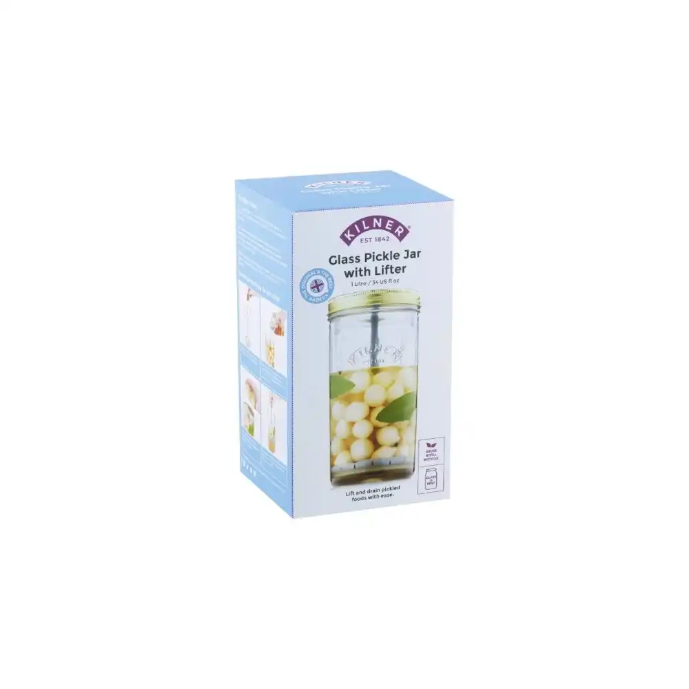 Alternative view of Kilner Create & Make Pickle Jar with Lifter | 34oz