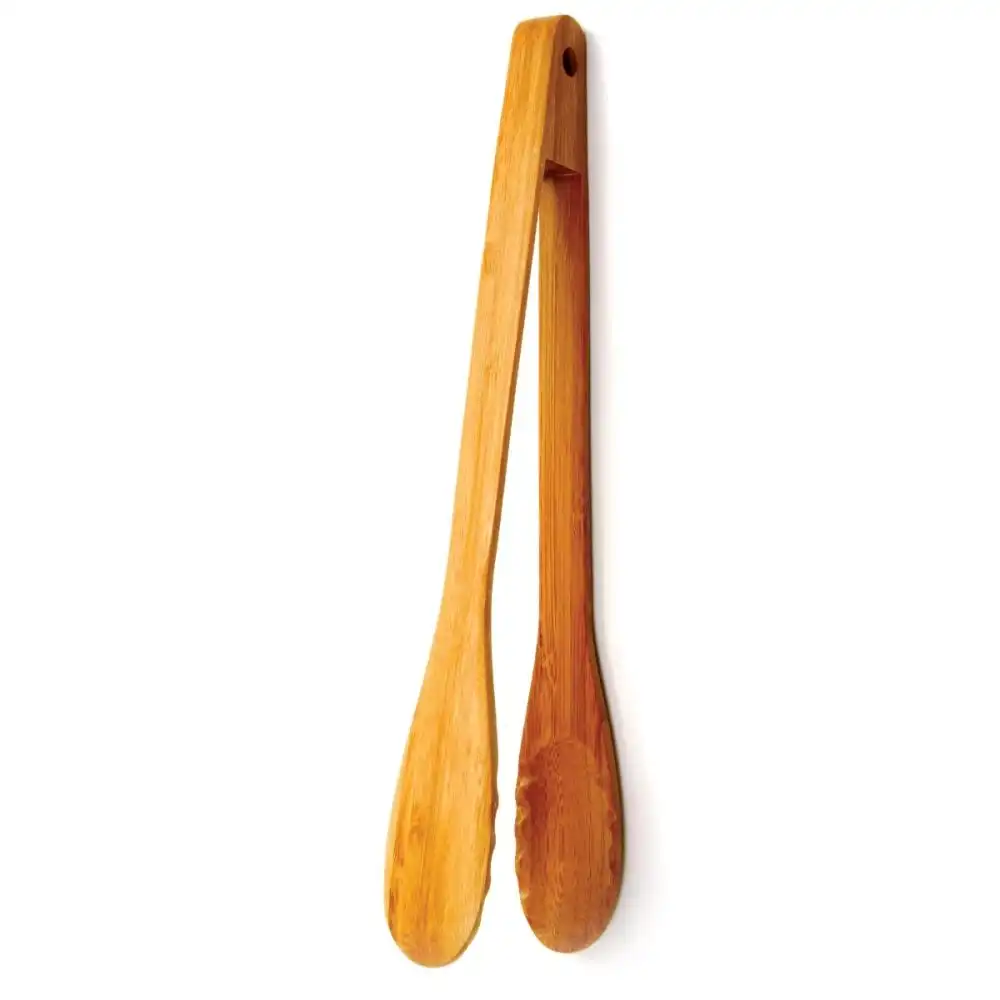 Alternative view of Norpro 12" Bamboo Tongs