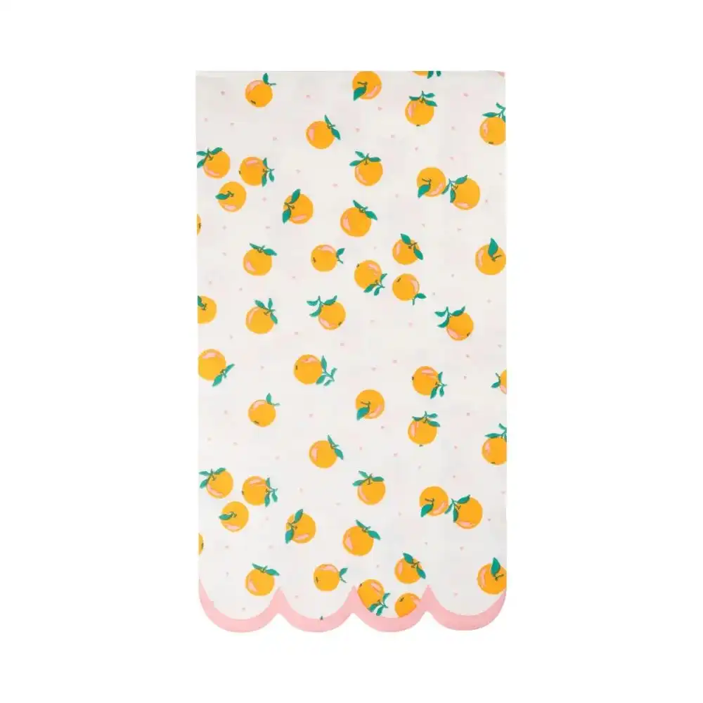 My Mind's Eye 24-Piece Oranges Dinner Paper Napkins