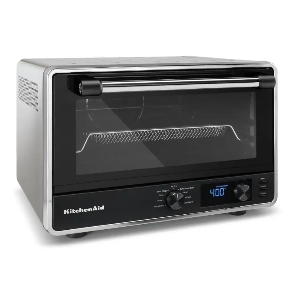 Alternative view of KitchenAid Digital Countertop Oven with Air Fry and Pizza | Contour Silver