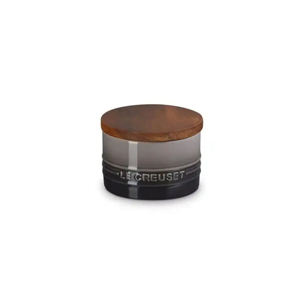 Le Creuset Signature 7oz Salt Cellar with Wood Lid | Oyster