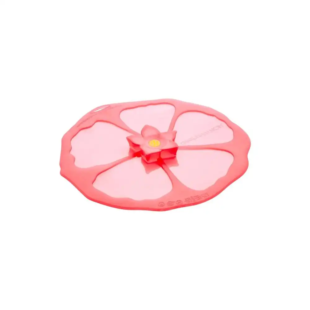 Alternative view of Charles Viancin Hibiscus Silicone Lid | 8"