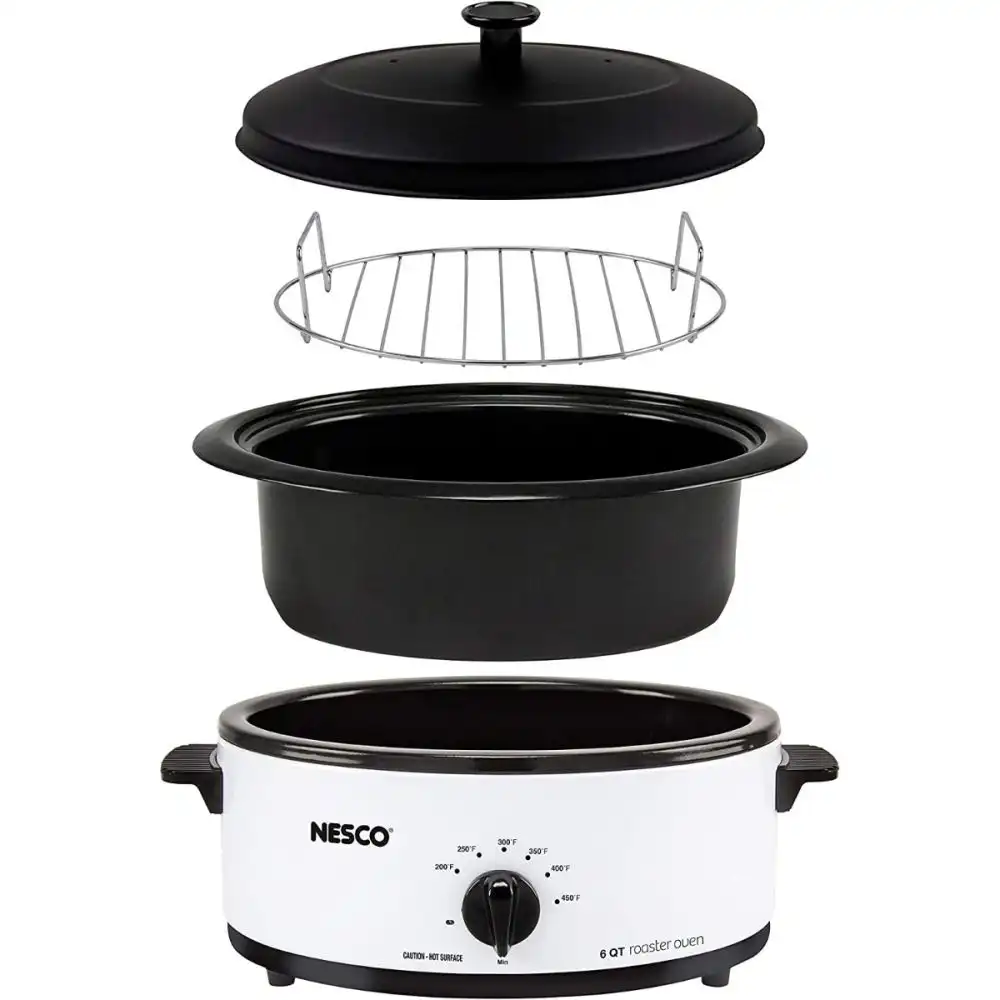 Alternative view of NESCO 6-Quart Roaster | White