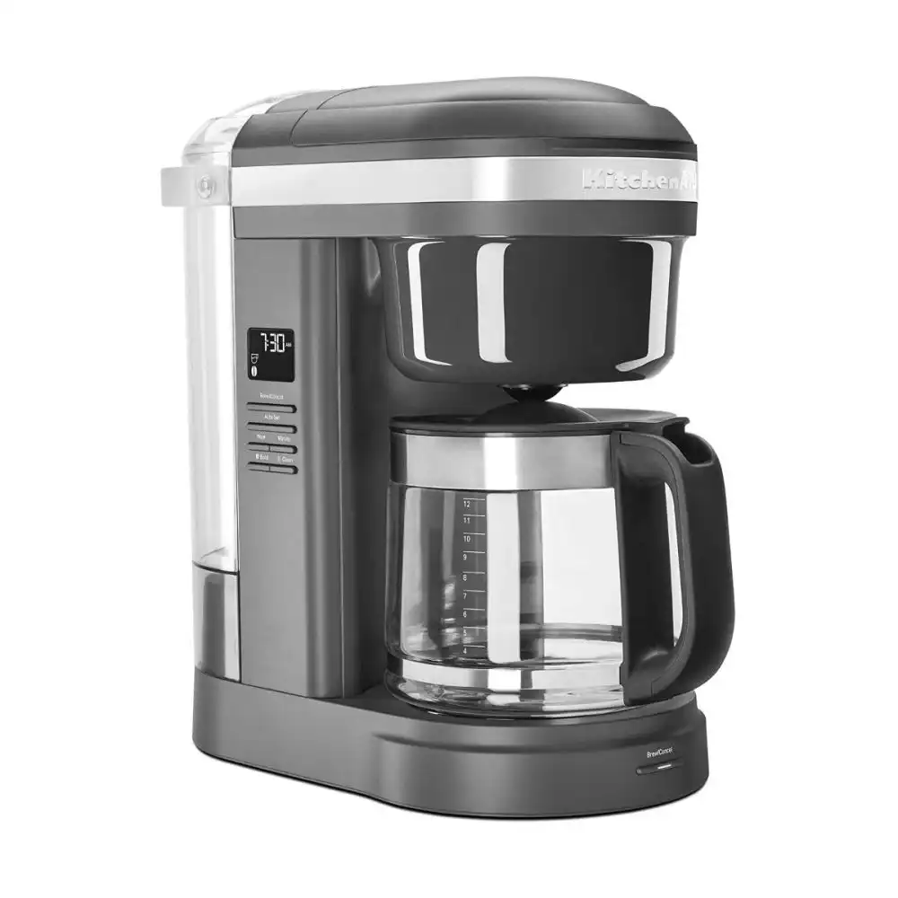 KitchenAid 12-Cup Drip Coffee Maker with Spiral Showerhead | Charcoal Gray