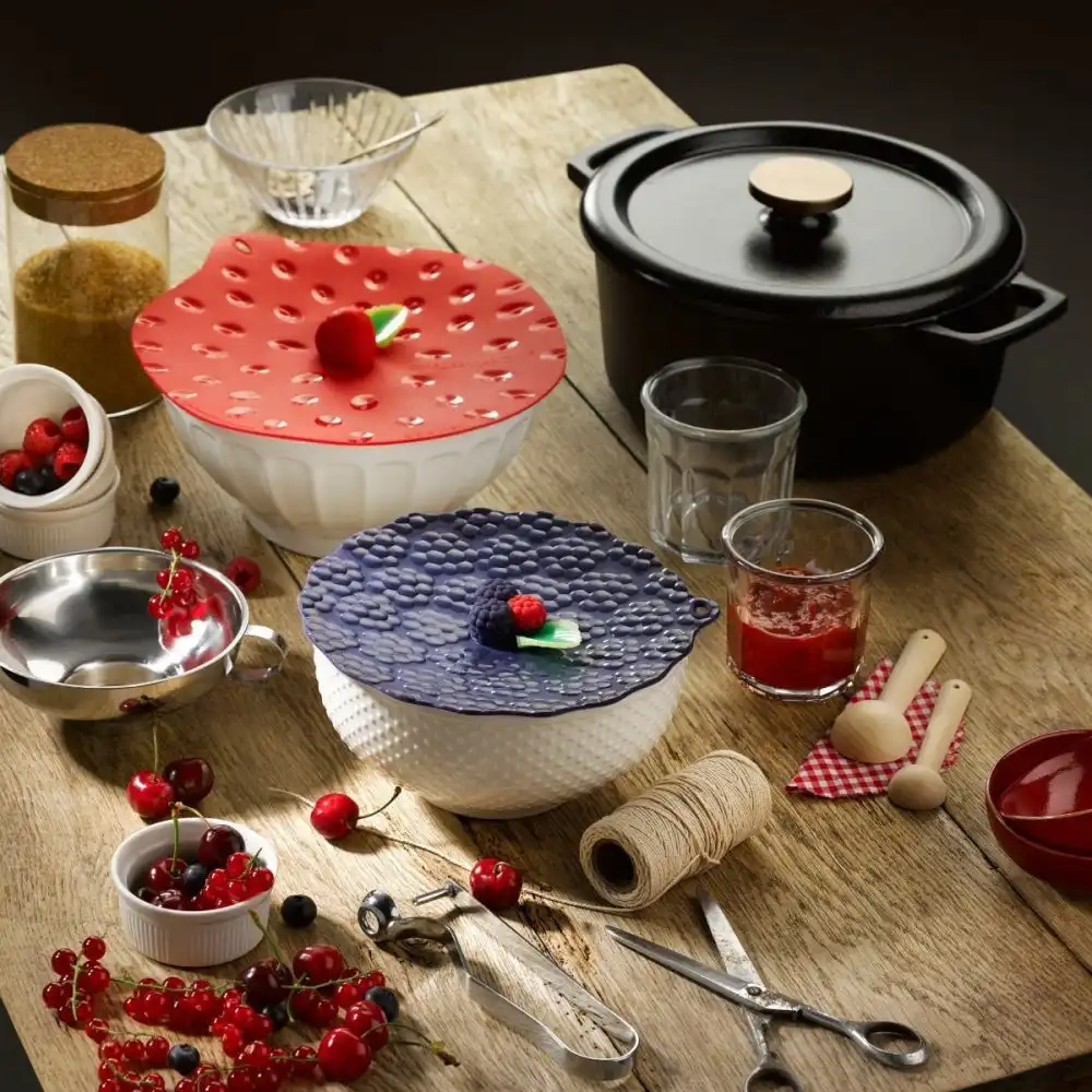 Alternative view of Charles Viancin Silicone Berry Lids | 4-Piece Set