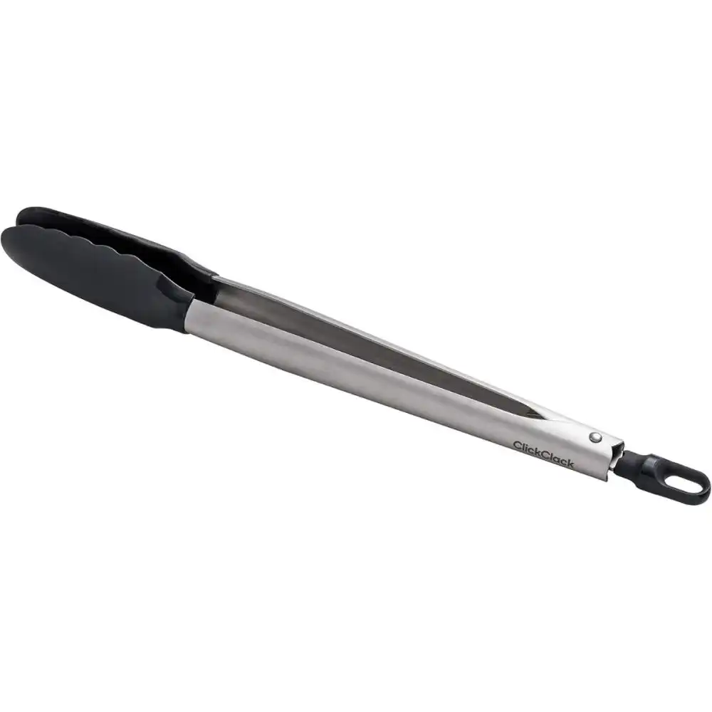 Click Clack Large Tong | Grey/Chrome