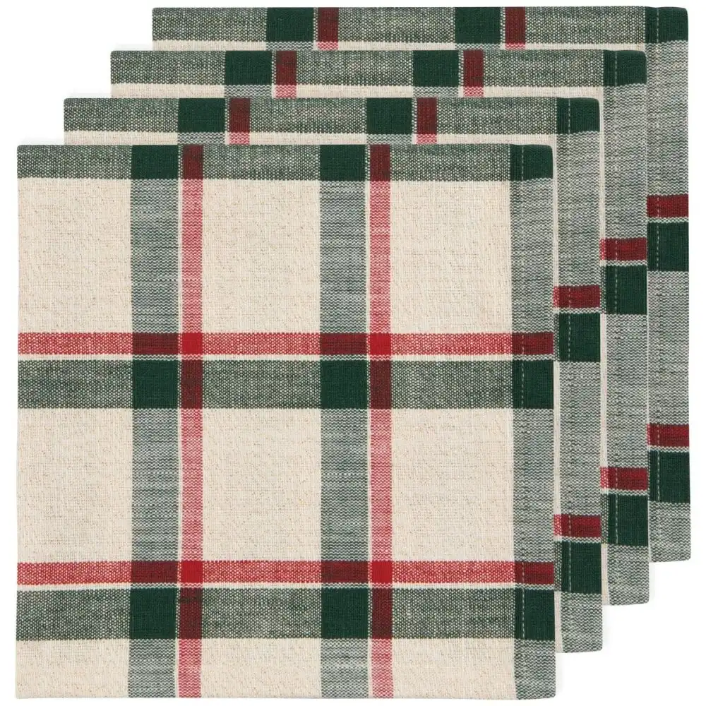 Now Designs by Danica Christmas Napkins (Set of 4) | Noel Plaid