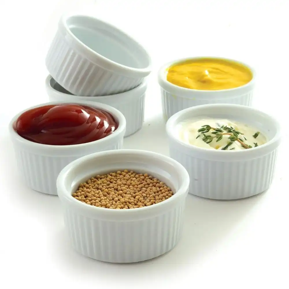 Alternative view of Norpro 3oz Porcelain Ramekins | Set of 6