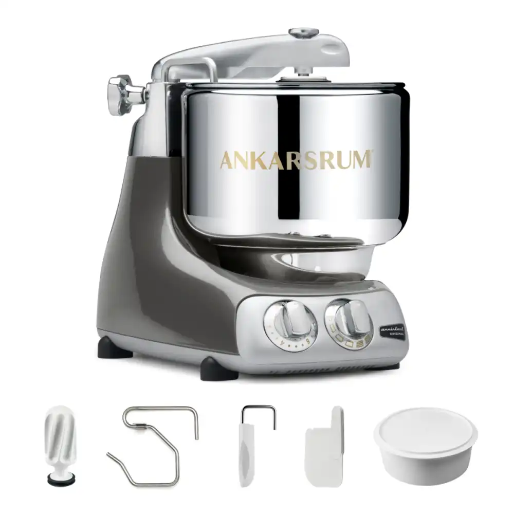 Ankarsrum Essential Package Stand Mixer | Black Chrome