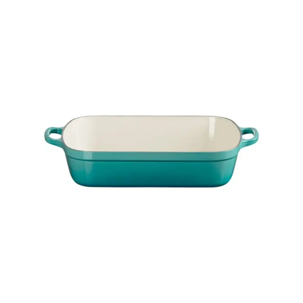 Le Creuset Signature 5.25 Qt. Rectangular Roaster | Blue Riviera