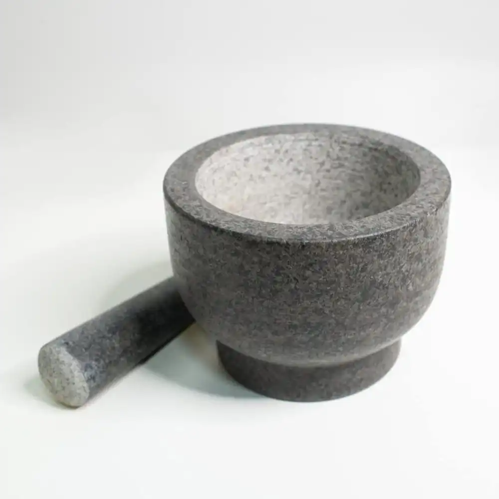 Alternative view of Frieling Granite Mortar and Pestle | 5 Inches Tall - Goliath
